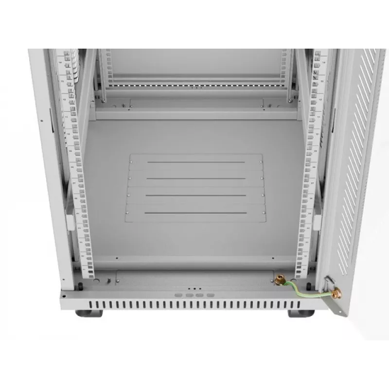 Rack cabinet LANBERG FF01-6822-12SL 22U freestanding rack, 1233×600×800 mm, IP20, 1200 kg