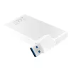 USB3.0 4-portu centrmezgls, sudraba