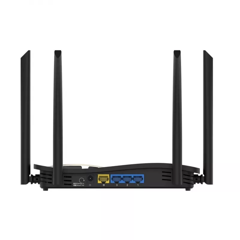 Galddatora maršrutētājs RUIJIE RG-EW1200G PRO divjoslu Wi‑Fi 5, 1300 Mbps, 6 ārējās antenas, 4 Gigabit LAN porti