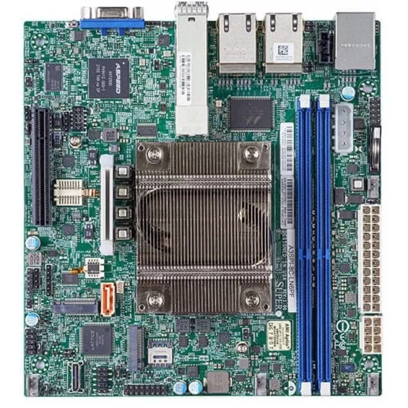 Supermicro mātesplate A3SPI-8C-LN6PF mini-ITX Atom C5325 (8C/8T) 2,4 GHz Bulk