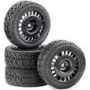 Absima 1 10 Rally Winded Complete Wheels Melns 4 gab. (2510061)