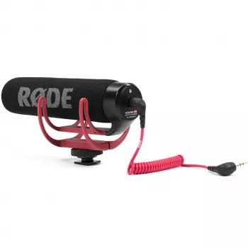 VideoMic GO, mikrofons melns/sarkans