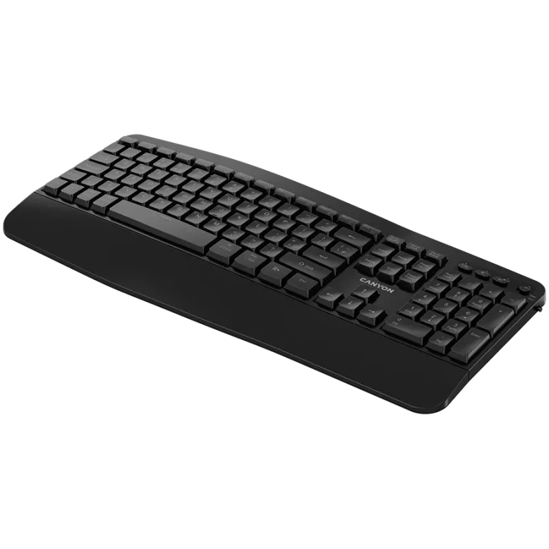CANYON tastatūra HKB-W6 bezvadu melna
