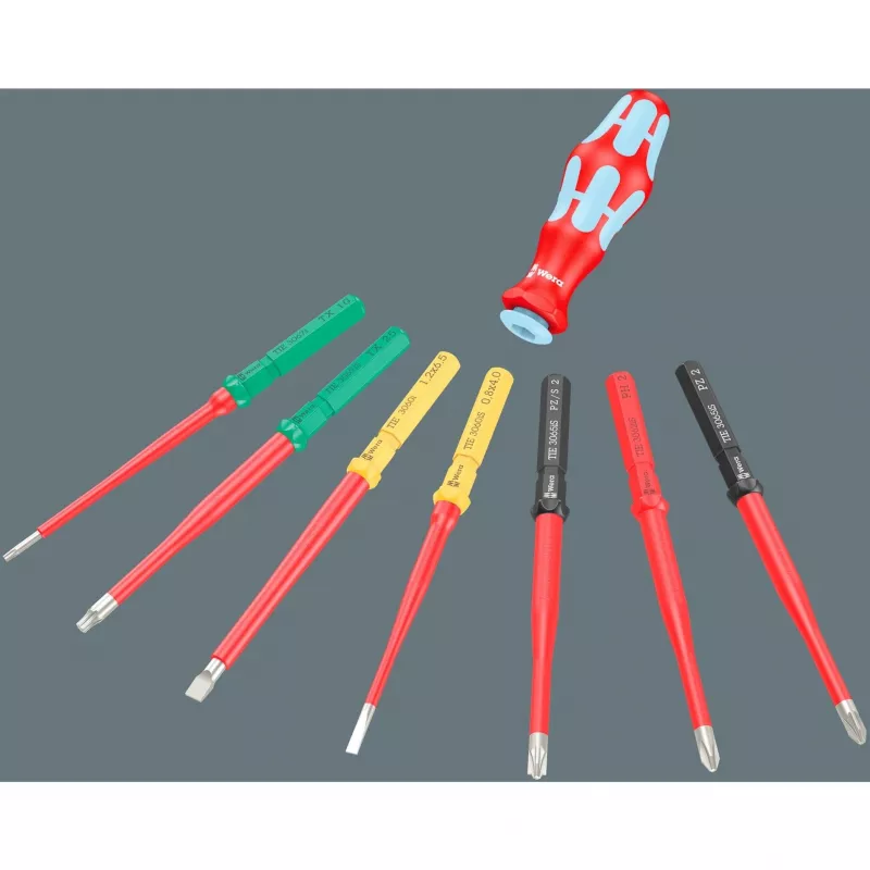 Wera Kraftform Kompakt VDE Stainless 17 īpaši plāns skrūvgriežu komplekts (05006631001)