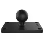 RAM Mounts lodveida pamatne 1,5 collas x 2,5 collas 4 caurumu raksts melna 95g