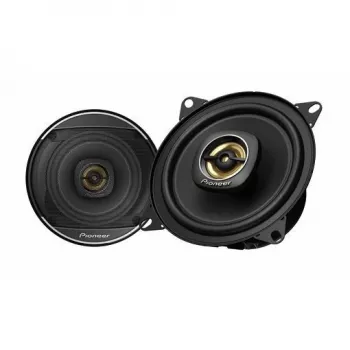 Pioneer TS-A1081F. Lautsprechertyp: 2-Wege, Spitzenstrom: 230 W, Bemessungsleistung: 50 W. Montagetiefe: 5,4 cm, Tieftönerdurchmesser: 10,2 cm, Hochtö