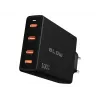 Sienas lādētājs BLOW 4×USB-C PD 100W GaN, 4 porti, PD 3.0, PPS, 200–240V ieeja