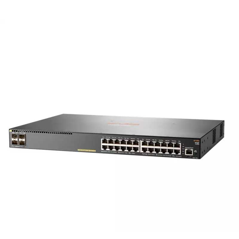 HPE Aruba Networking 2930F 24G PoE+ 4SFP+ slēdzis