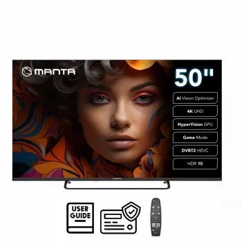 Televizors Manta 50LUV125E 50 collu LED displejs 4K izšķirtspēja