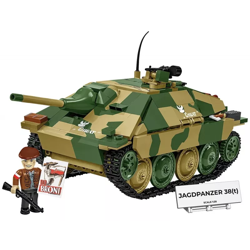 Cobi Blocks Jagdpanzer 38t Brave konstrukciju komplekts, 731 detaļas
