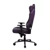 Spēļu krēsls Arozzi Vernazza SoftFabric violeta — ergonomisks dizains, regulējami roku balsti un augstums