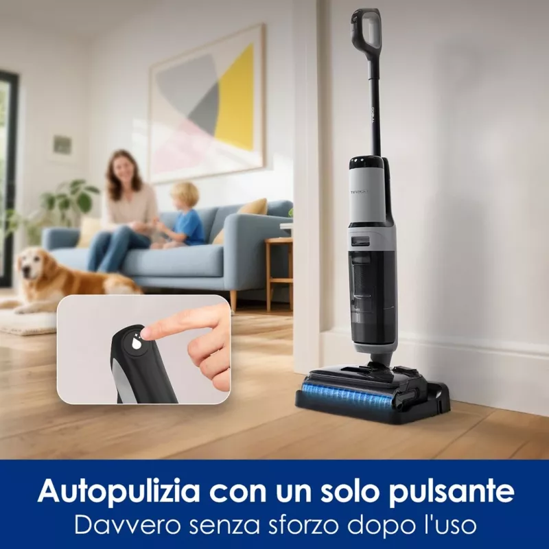 Bezvada grīdas tīrītājs Tineco Floor One i5 Stretch Plus – viegls, mitrās un sausās tīrīšanas vertikālais grīdas mazgātājs