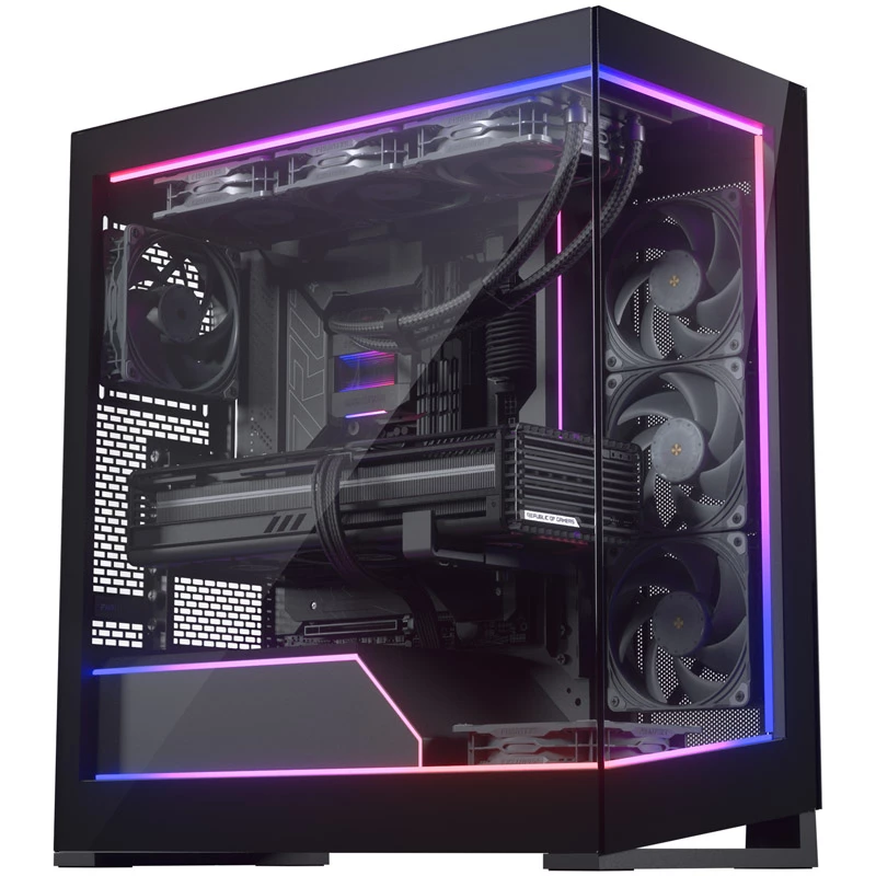 Phanteks NV5 Premium DRGB komplekts + Power Hub, 3x ārējam rāmim, 1x mātesplates kabeļa pārvalks - melns