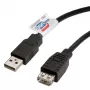 ROLINE USB pagarinātāja kabelis - USB Type A, 4-pin (M) - USB Type A, 4-pin (W)