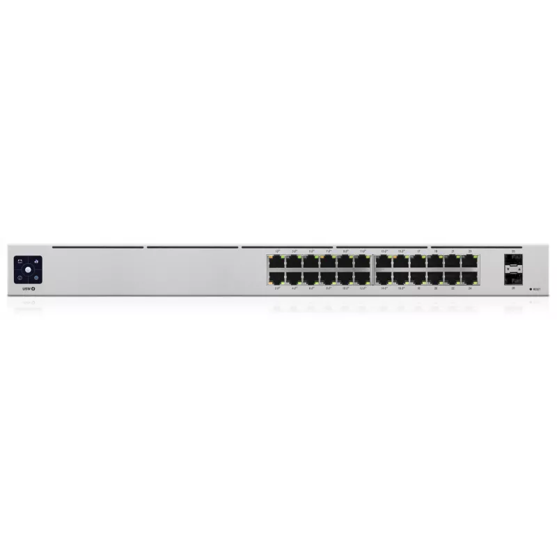 Ubiquiti UniFi 24 portu PoE pārvaldāms L2/L3 Gigabit Ethernet (10/100/1000) Power over Ethernet (PoE) 1U sudraba