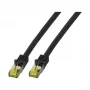 EFB-Elektronik RJ45 komutācijas kabelis Cat.6A S/FTP LSZHCat.7 neapstrādāts kabelis melns 10m Ražotājs: EFB Elektronik (MK7001.10B)
