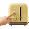 BUYDEEM 2 Slice Toaster, model DT620E, krāsa Mellow Yellow, ES