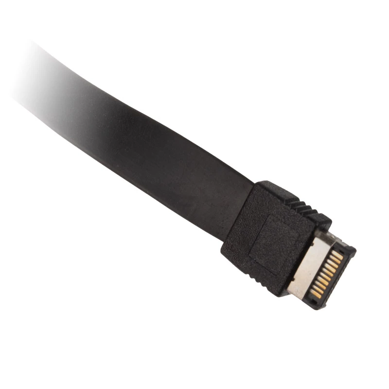 Akasa zemprofila PCI kronšteina adapteris USB 3.1 Type C - melns - Adapteris - Digitāls/datu