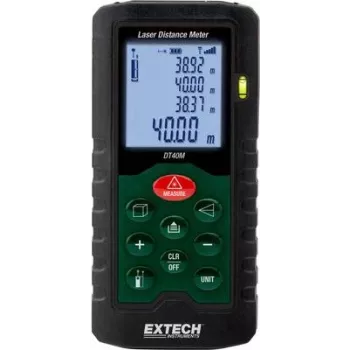 Extech DT40M lāzera attāluma mērītājs, mērīšanas diapazons (maks.) 40 m (DT40M)