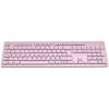 Bezvadu tastatūra CANYON HKB-W01 — kompakts rozā izkārtojums, UK/US taustiņu vāciņi