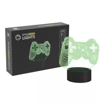 Galda lampa MANTA SNL57RGB RGB 3D gaismas dekorācija, RGB LED, dekoratīvs 3D efekts