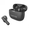 Canyon CNS-TWS10BK Austiņas un Mikrofons True Wireless Stereo (TWS) Iekšauss Zvanu/mūzikas/sporta/ikdienas lietošanai USB Type-C Bluetooth Melns (CNS-TWS10BK)