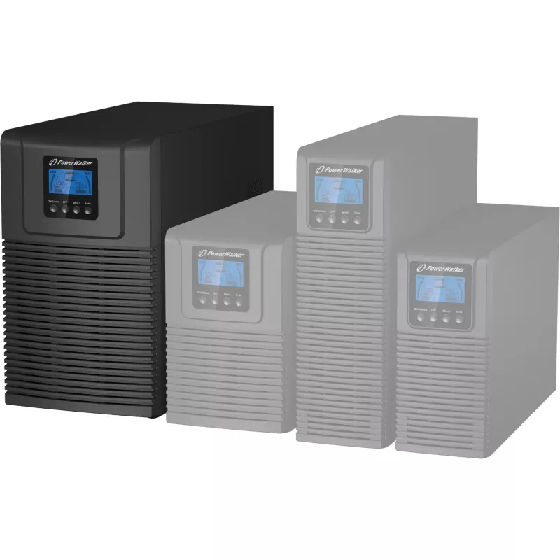 PowerWalker VFI 3000 TGB Double-conversion (Online) 3 kVA 2700 W 5 AC kontaktligzdas