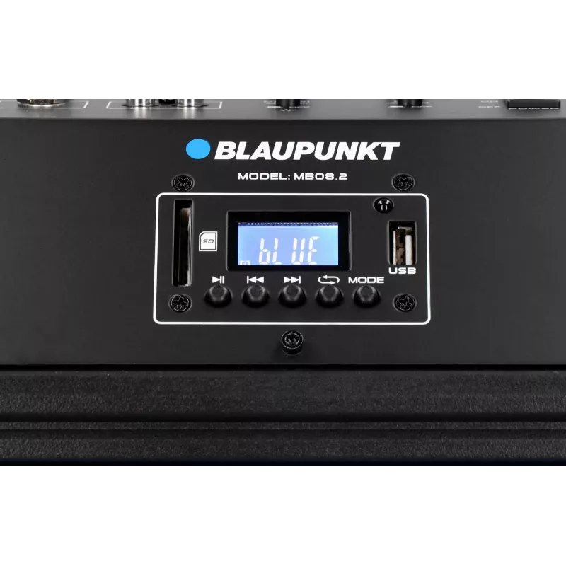 Audio sistēma MB08.2 PLL FM USB/SD/BT Karaoke LED