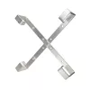 Kabeļu turētājs Extralink Four arms aluminium frame S500 — 500 x 500 x 70 mm, galds/siena, alumīnijs
