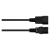 Good Connections IEC ierīces karstā stāvokļa kabelis C14 uz C15 melns 5 m