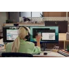 HP 710 Uzlādējama Bezskaņas Pele, Piemērota abām rokām, RF Bezvadu + Bluetooth, 3000 DPI, Melna