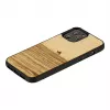 man and wood maciņš iPhone 12 Pro Max Terra Melns — aizsargājošs aizmugures vāciņš