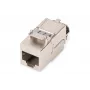 Keystone Module Digitus CAT 8.1 RJ-45 Shielded plakans balta