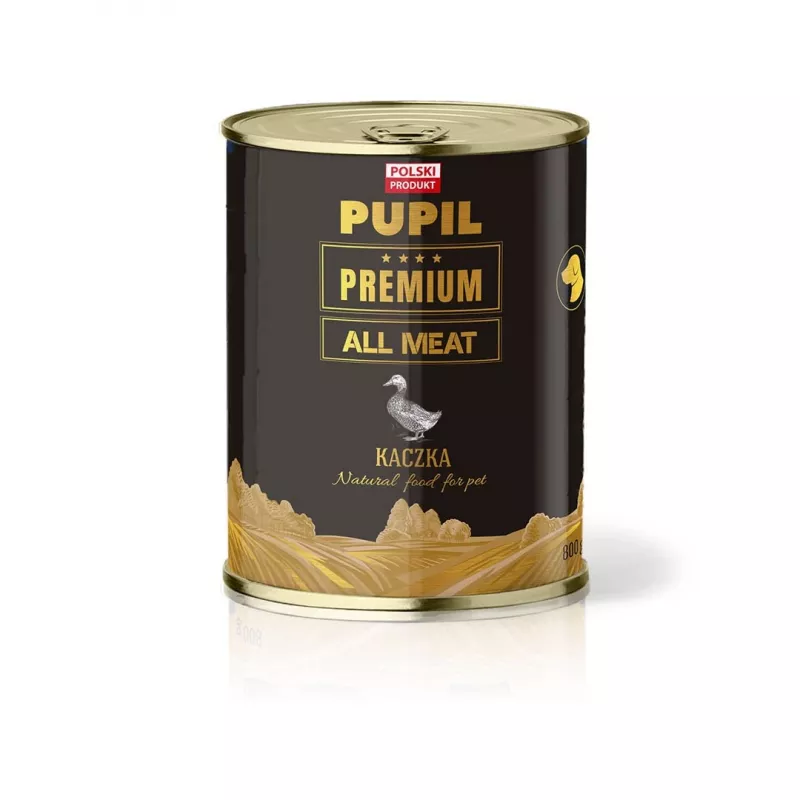 PUPIL Premium All Meat Gold Duck - mitrā suņu barība - 800g