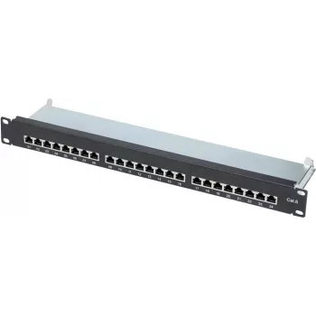 Patch Panel Renkforce 24-Port CAT6, 1U (1 HE) strukturētai kabeļu sistēmai
