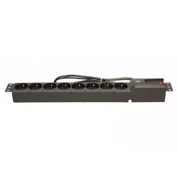 LESTAR 1966004970 strāvas pagarinātājs 1,5 m 230 V maiņstrāvas kontaktligzda(s) Iekštelpām Melns