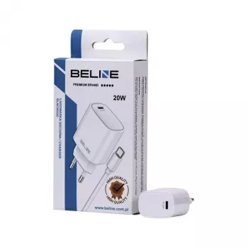 Lādētājs 20W USB-C + USB-C kabelis balts