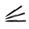 Metamo nažu komplekts KAL22 KAL22-CZ — 3 melni tērauda metamie naži, asmens 165 mm, garums 275 mm, svars 240 g