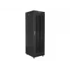 Rack cabinet LANBERG FF01-6842-23BL 42U freestanding, 2127.5×600×800 mm, IP20, key lock, castor wheels