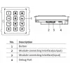 Hikvision DS-KD-KP/S domofona sistēmas piederums — tastatūra