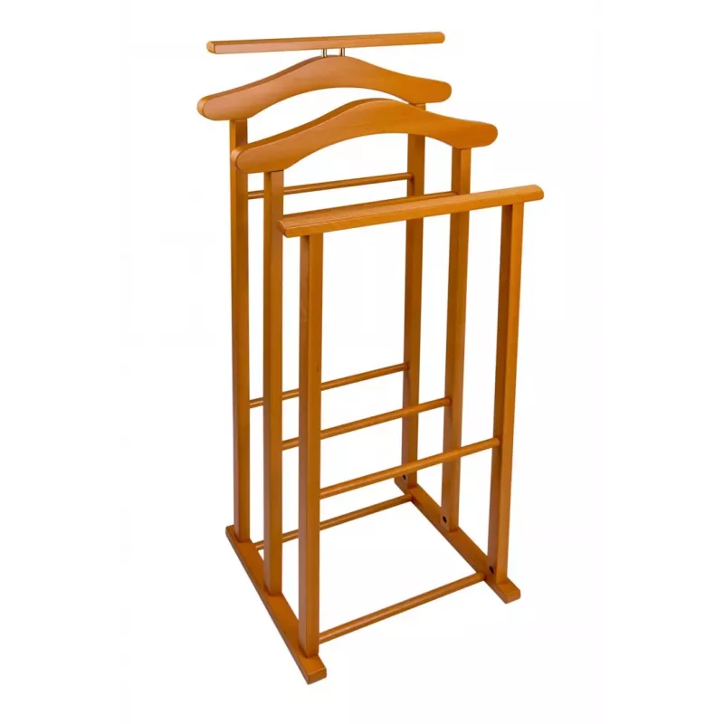 ARREDAMENTI MAXI Statīvs krekliem un uzvalkiem - 102 x 35 cm, melns