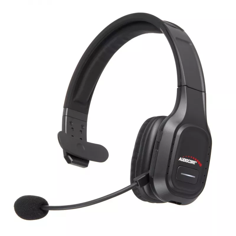 Audiocore 74452 Bluetooth austiņas ar mikrofonu, trokšņu slāpēšana, zvaniem, Call Center, Google Siri, birojam, bezvadu