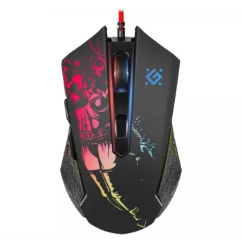 Spēļu, optiskā, vadu pele DEFENDER GM-933 SIN'SISTER 7200dpi 6P RGB