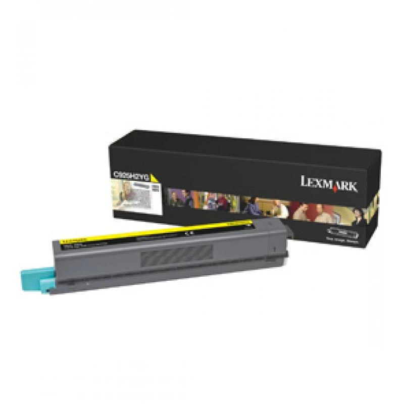 Kasetne Lexmark C925H2YG 7500 lapas Dzeltens