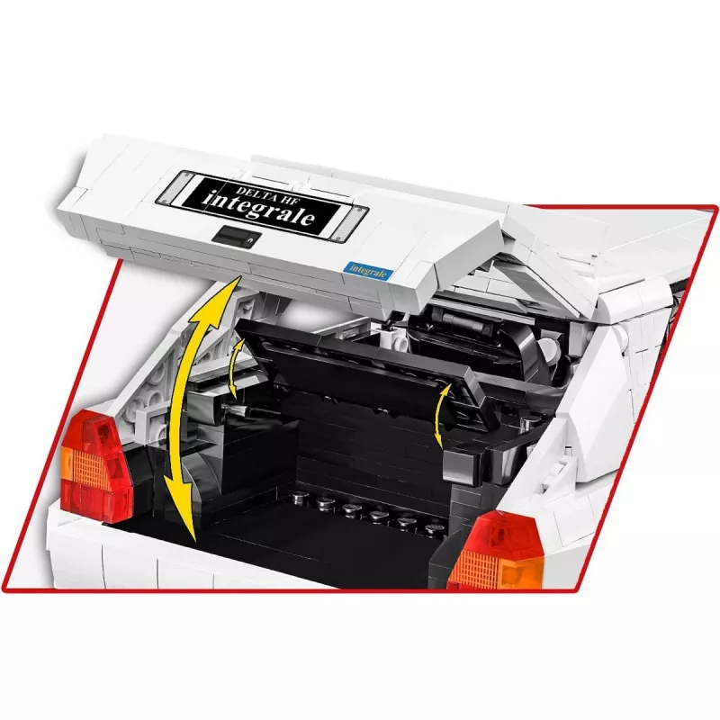 Mērogs 1:12 konstruktors Cobi Lancia Delta HF Integrale EVO Executive Edition, modeļa komplekts