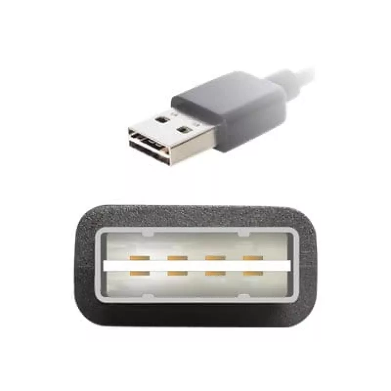 USB kabelis DeLOCK EASY-USB 2.0-A 5m melns
