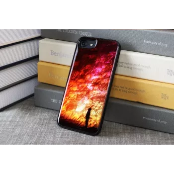 Aizsargājošs telefona maciņš iKins Apple iPhone 8/7 — starry night Melns