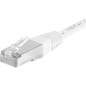 Tīkla kabelis Dexlan 858360 0,5m Cat6a S/FTP balts