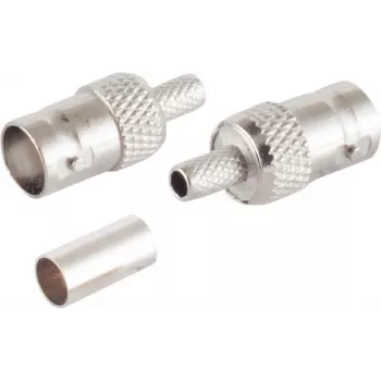 BNC Video/Audio Adapter ShiverPeaks 98807-3 RG58 U kabelim, saspiedējuzmavas terminēšana