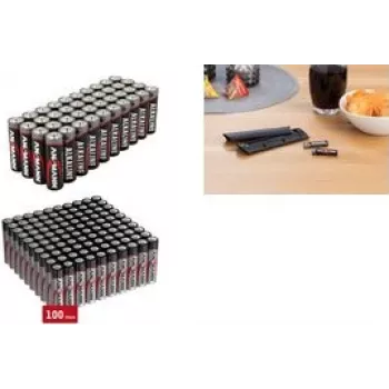 Baterija ANSMANN AAA Alkaline Micro 1521-0039 — 100 gab. iepakojumā